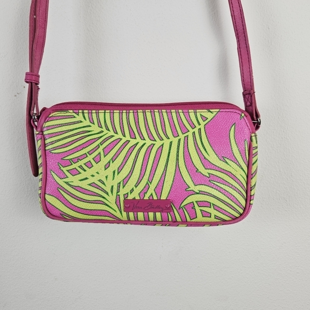 Vera Bradley "PALM FRONDS" Small CROSSBODY BAG